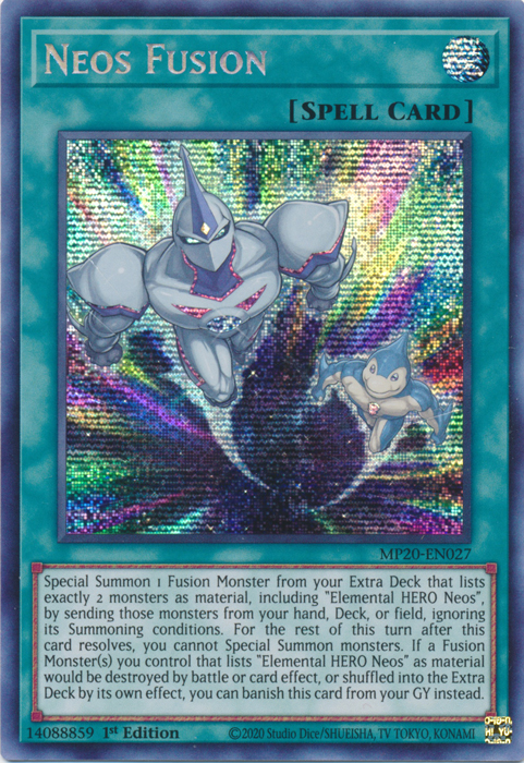 Neos Fusion [MP20-EN027] Prismatic Secret Rare | Odin's Place