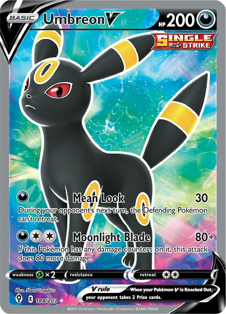 Umbreon V (188/203) [Sword & Shield: Evolving Skies] | Odin's Place