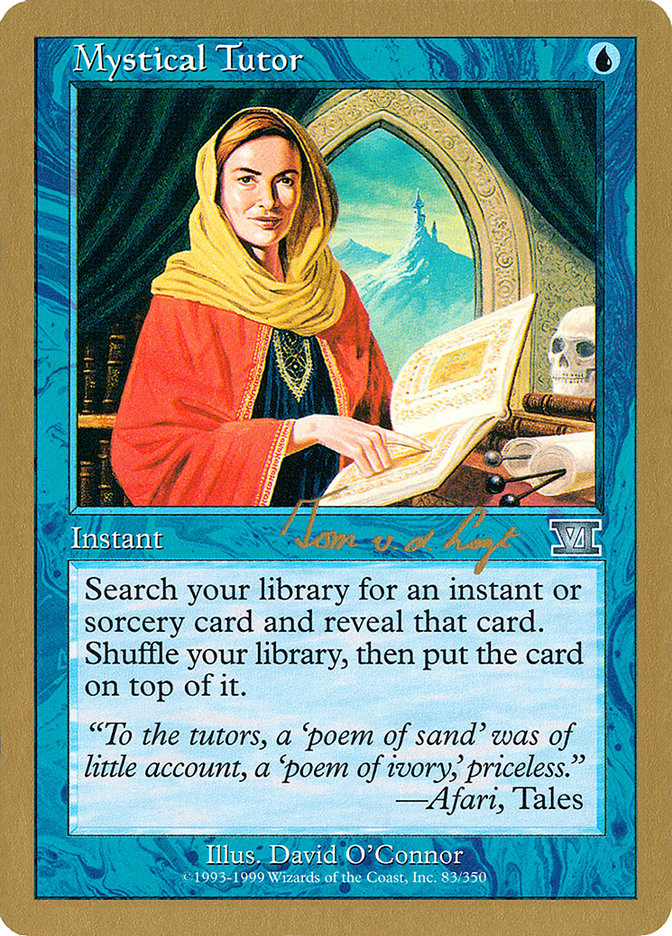 Mystical Tutor (Tom van de Logt) [World Championship Decks 2000] | Odin's Place