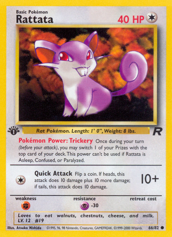 Rattata (66/82) [Team Rocket 1st Edition] | Odin's Place