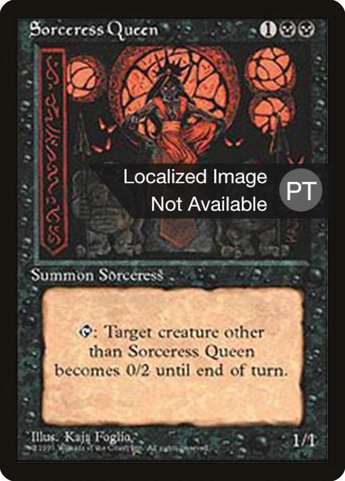 Sorceress Queen [Fourth Edition (Foreign Black Border)] | Odin's Place