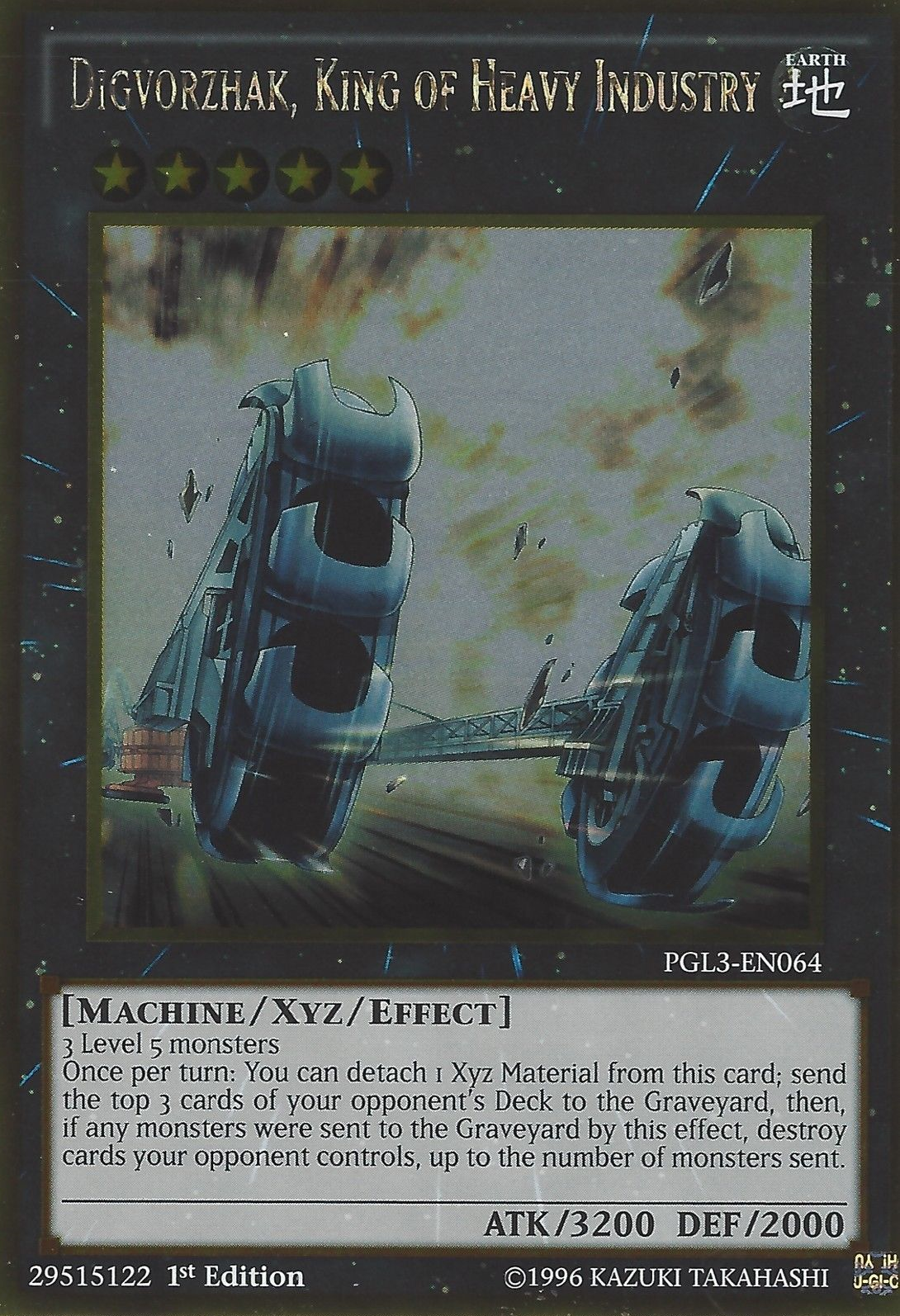 Digvorzhak, King of Heavy Industry [PGL3-EN064] Gold Rare | Odin's Place