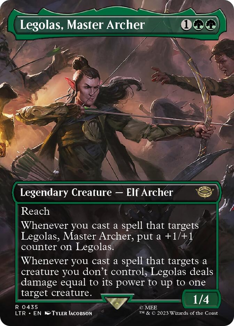 Legolas, Master Archer (Borderless Alternate Art) [The Lord of the Rings: Tales of Middle-Earth] | Odin's Place