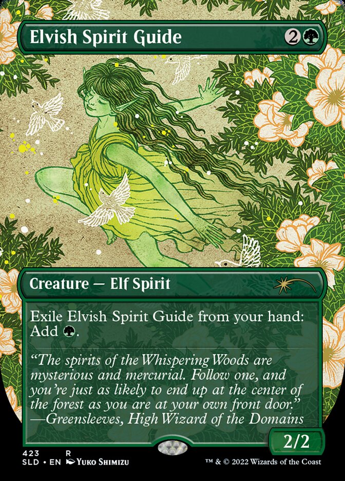 Elvish Spirit Guide (Borderless) [Secret Lair Drop Series] | Odin's Place