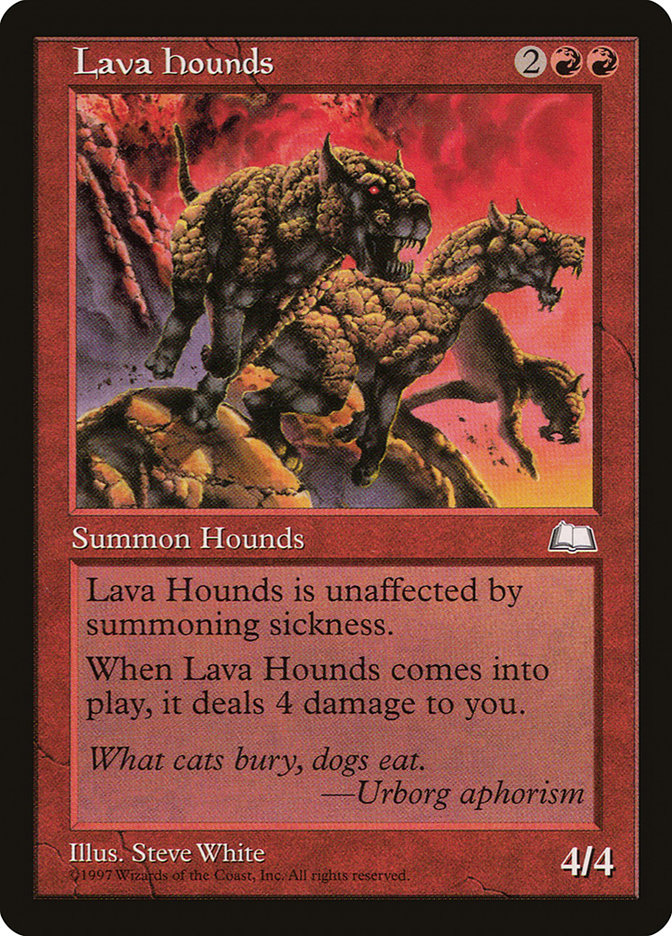 Lava Hounds (109) [Weatherlight] | Odin's Place