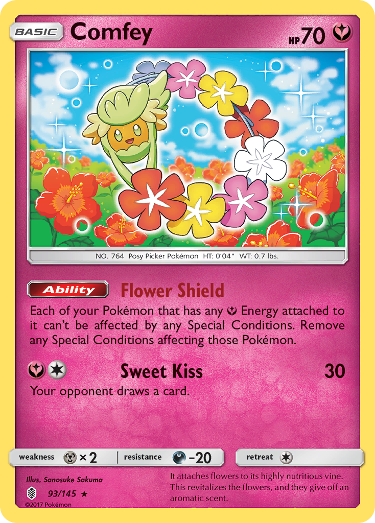 Comfey (93/145) [Sun & Moon: Guardians Rising] | Odin's Place