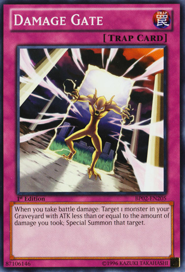 Damage Gate [BP02-EN205] Mosaic Rare | Odin's Place
