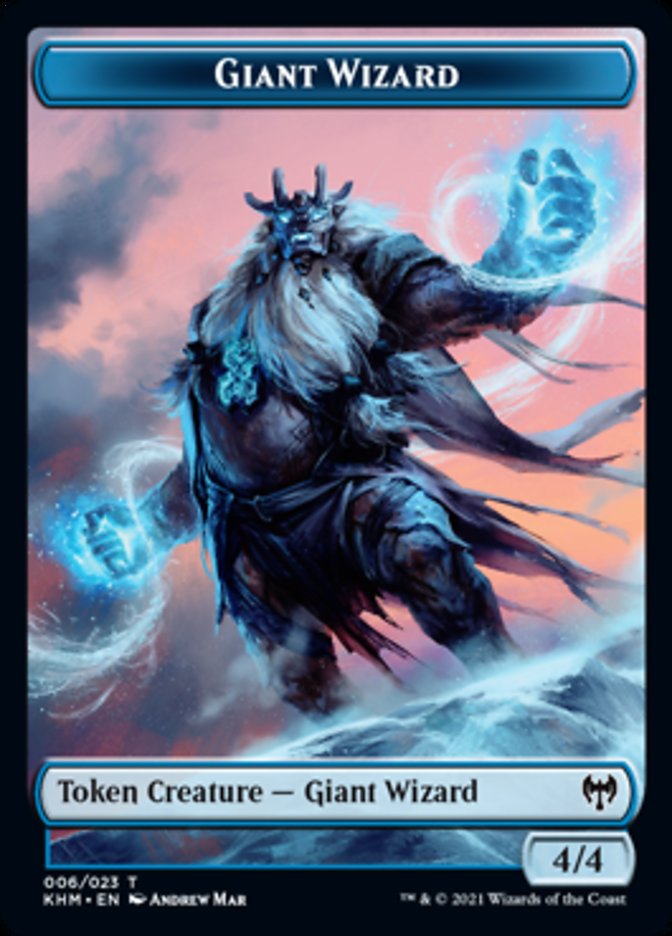 Giant Wizard Token [Kaldheim Tokens] | Odin's Place