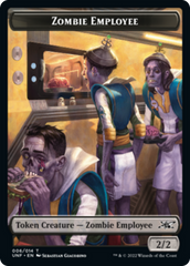 Zombie Employee // Storm Crow Double-Sided Token [Unfinity Tokens] | Odin's Place