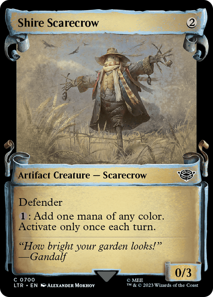 Shire Scarecrow [The Lord of the Rings: Tales of Middle-Earth Showcase Scrolls] | Odin's Place