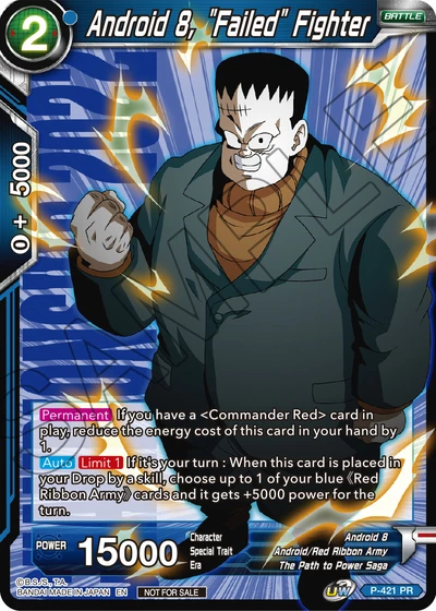 Android 8, "Failed" Fighter (Championship Pack 2022 Vol.2) (P-421) [Promotion Cards] | Odin's Place