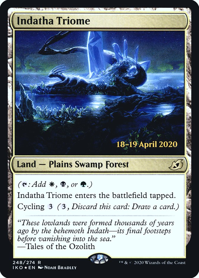 Indatha Triome [Ikoria: Lair of Behemoths Prerelease Promos] | Odin's Place