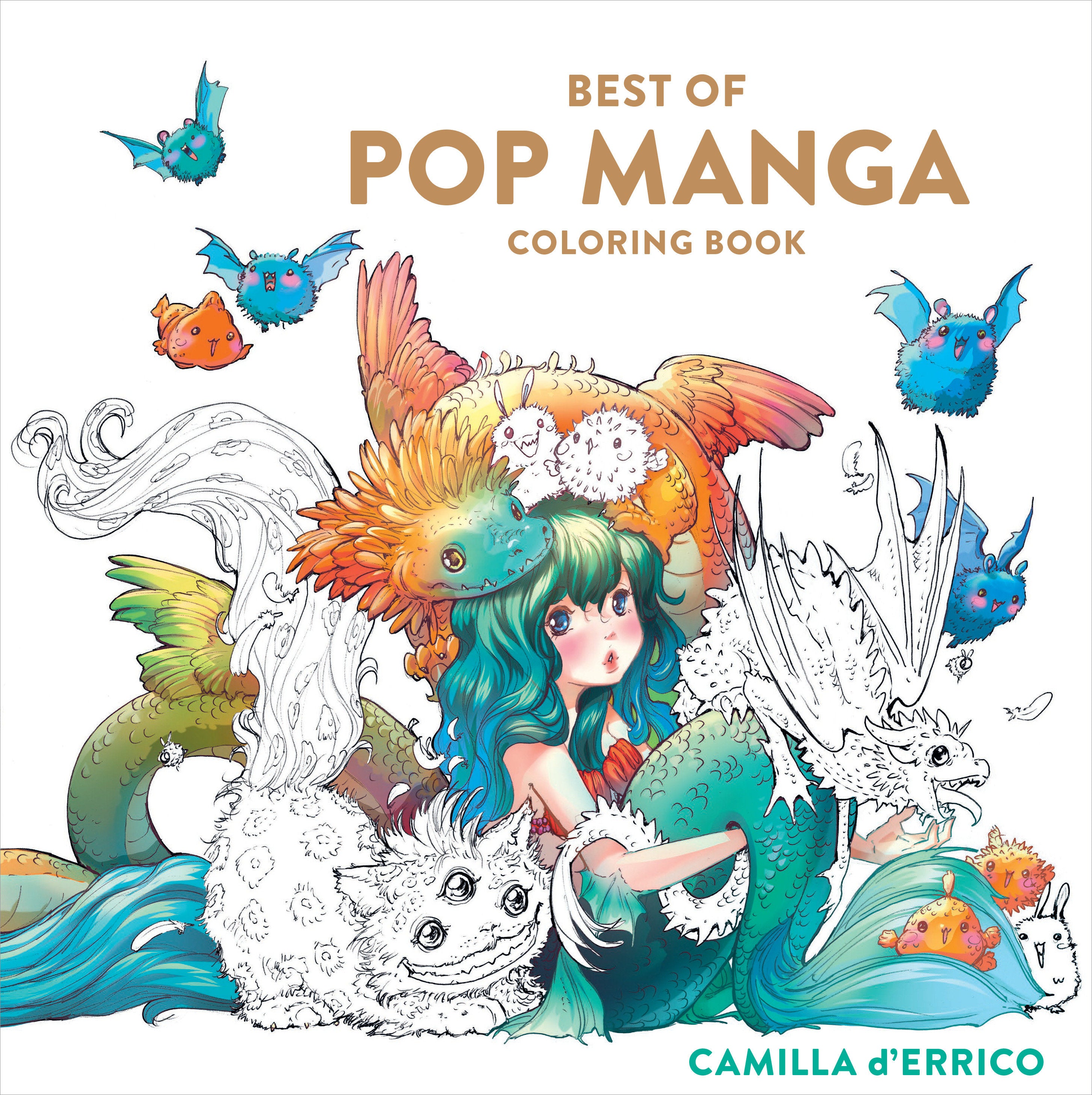 Best Of Pop Manga Coloring Book | Odin's Place