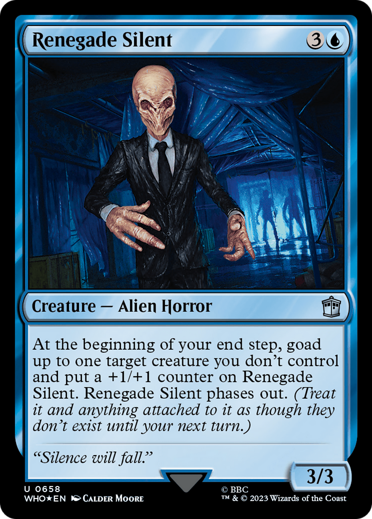 Renegade Silent (Surge Foil) [Doctor Who] | Odin's Place