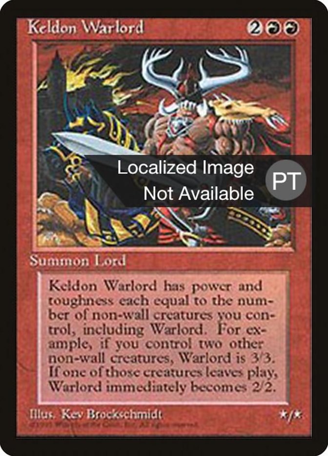 Keldon Warlord [Fourth Edition (Foreign Black Border)] | Odin's Place