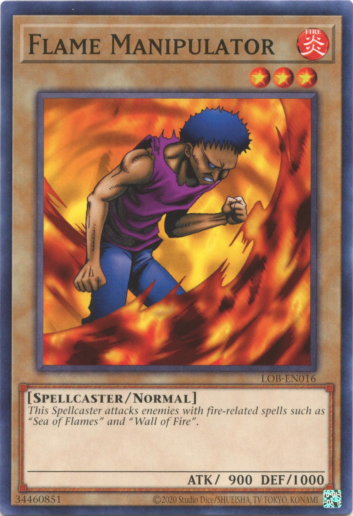 Flame Manipulator (25th Anniversary) [LOB-EN016] Common | Odin's Place