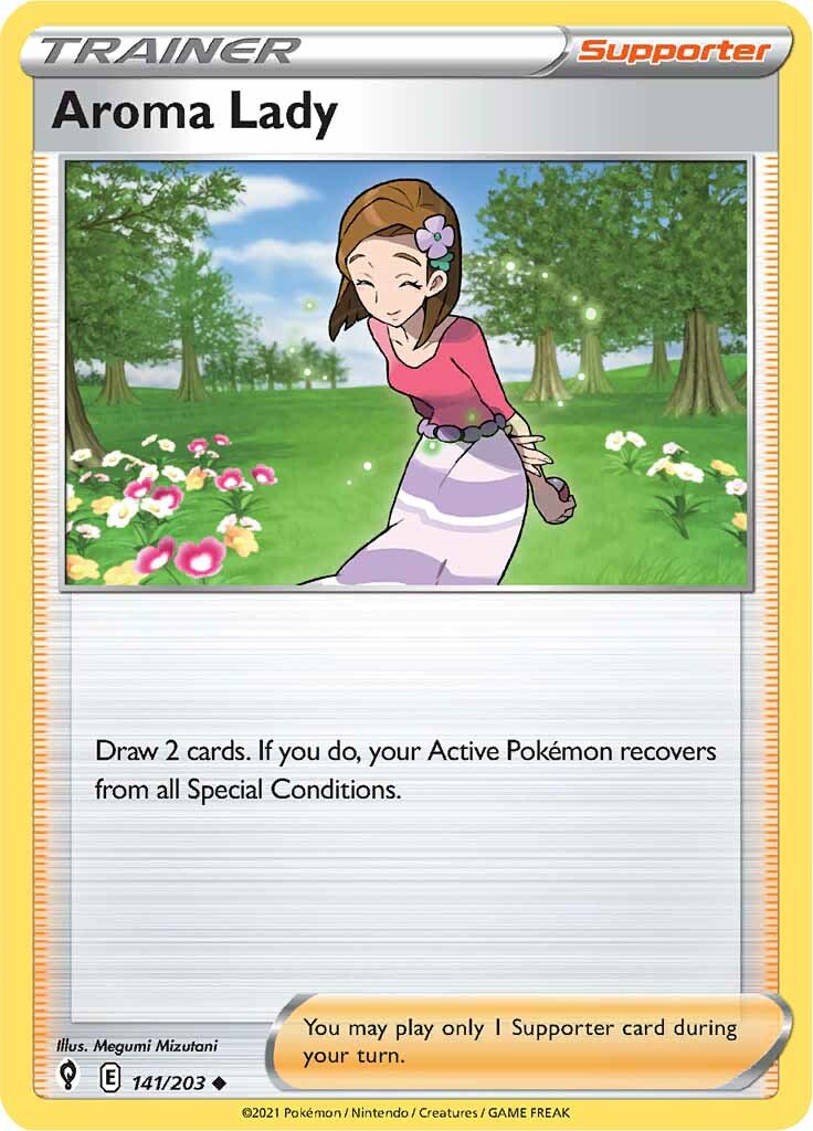 Aroma Lady (141/203) [Sword & Shield: Evolving Skies] | Odin's Place