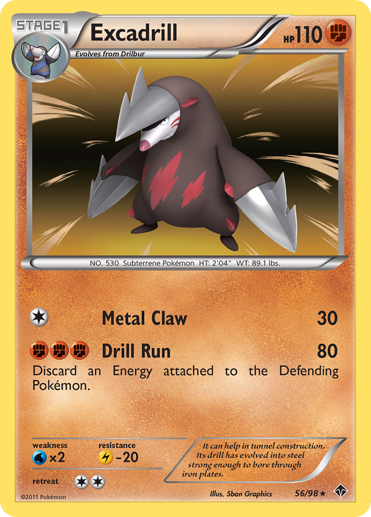 Excadrill (56/98) [Black & White: Emerging Powers] | Odin's Place