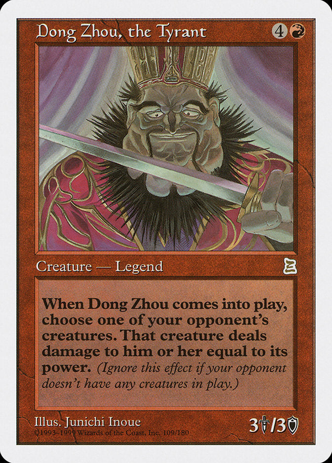 Dong Zhou, the Tyrant (109) [Portal Three Kingdoms] | Odin's Place
