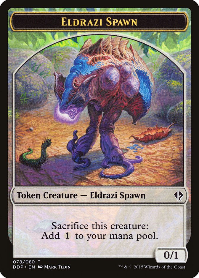 Eldrazi Spawn Token (078/080) [Duel Decks: Zendikar vs. Eldrazi] | Odin's Place