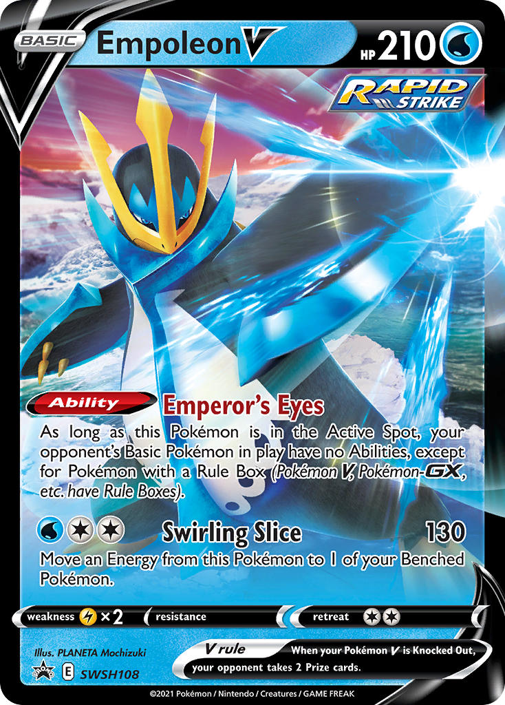Empoleon V (SWSH108) [Sword & Shield: Black Star Promos] | Odin's Place