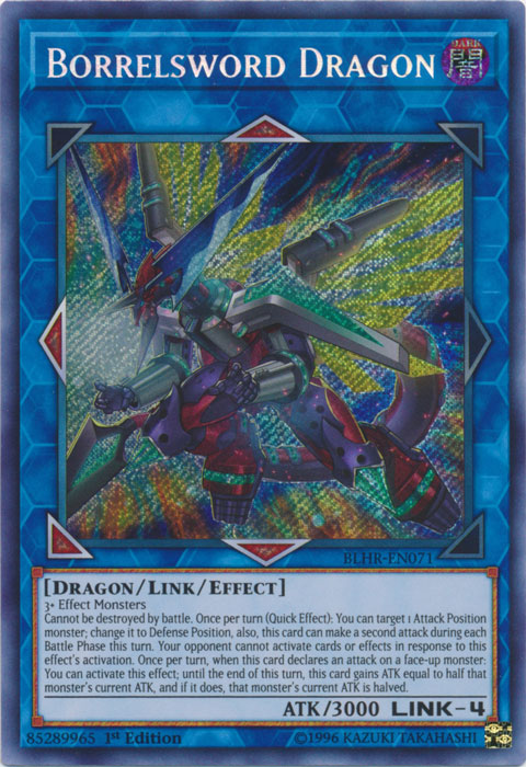 Borrelsword Dragon [BLHR-EN071] Secret Rare | Odin's Place