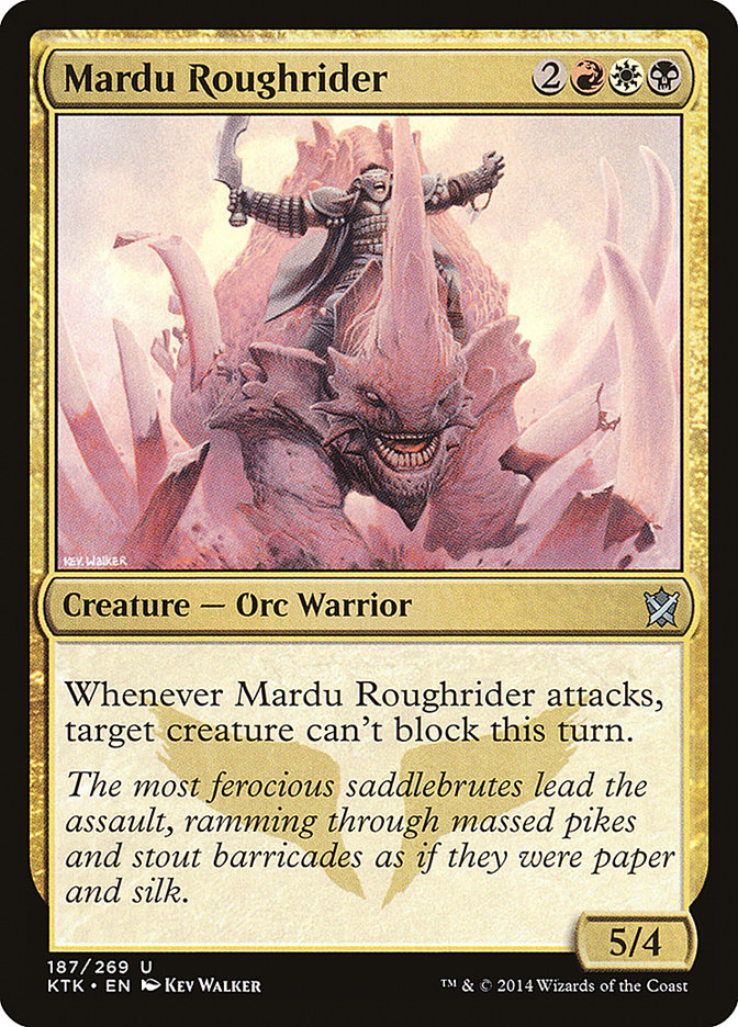 Mardu Roughrider (187) [Khans of Tarkir] | Odin's Place