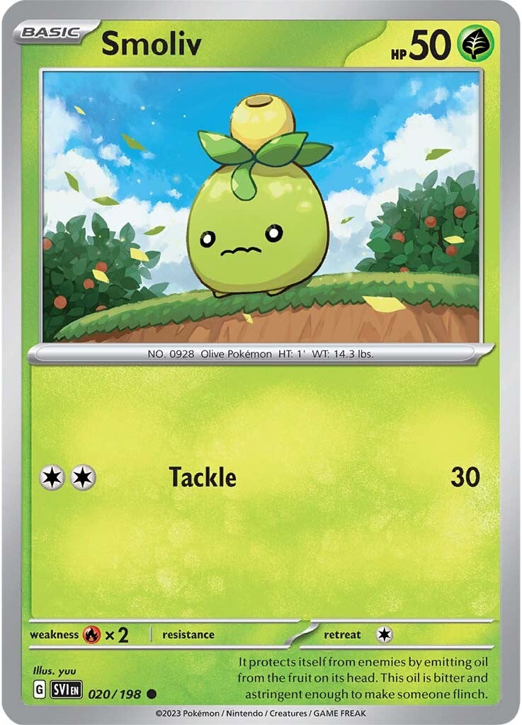 Smoliv (020/198) [Scarlet & Violet: Base Set] | Odin's Place