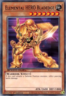 Elemental HERO Bladedge [SGX1-ENA09] Common | Odin's Place