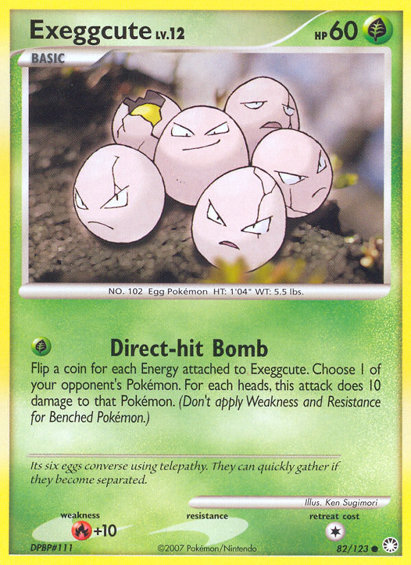 Exeggcute (82/123) [Diamond & Pearl: Mysterious Treasures] | Odin's Place