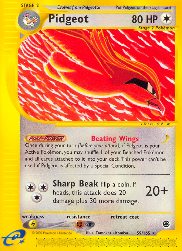 Pidgeot (59/165) [Expedition: Base Set] | Odin's Place