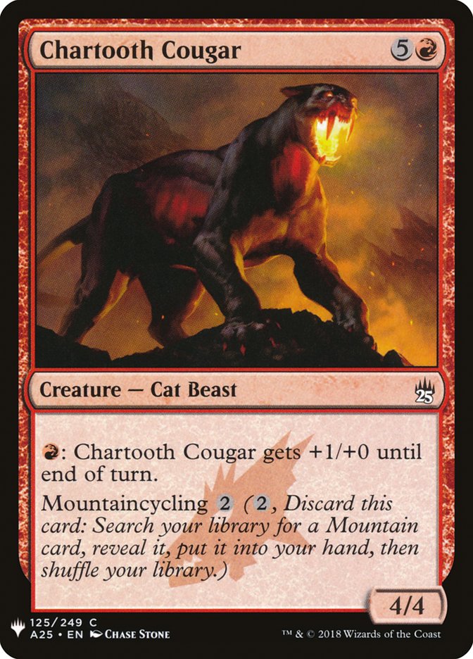 Chartooth Cougar [Mystery Booster] | Odin's Place