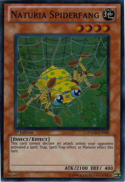 Naturia Spiderfang [HA02-EN040] Super Rare | Odin's Place