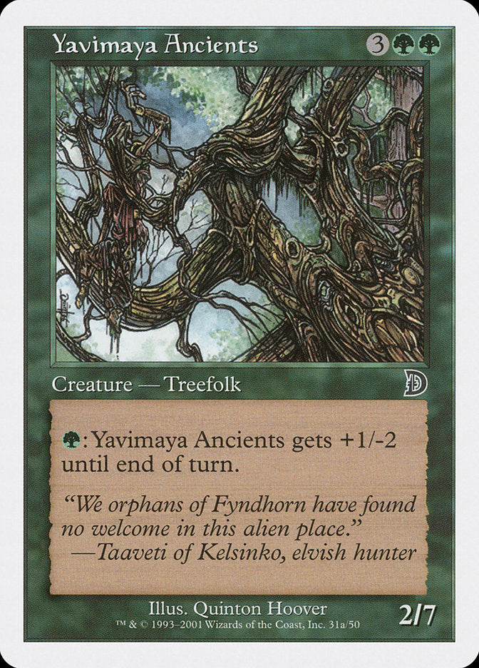 Yavimaya Ancients (Druid Art) [Deckmasters] | Odin's Place