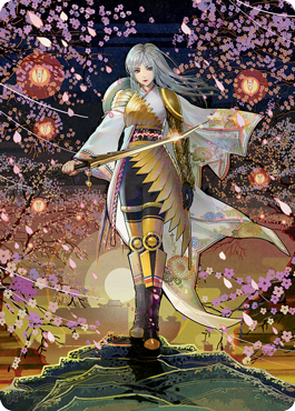 The Wandering Emperor 2 Art Card [Kamigawa: Neon Dynasty Art Series] | Odin's Place