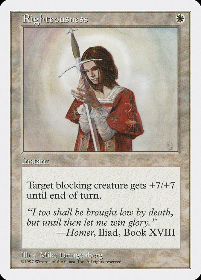 Righteousness (56) [Fifth Edition] | Odin's Place
