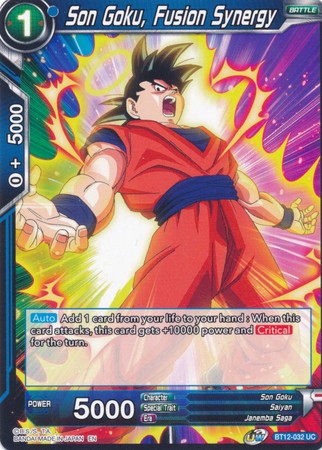 Son Goku, Fusion Synergy (BT12-032) [Vicious Rejuvenation] | Odin's Place