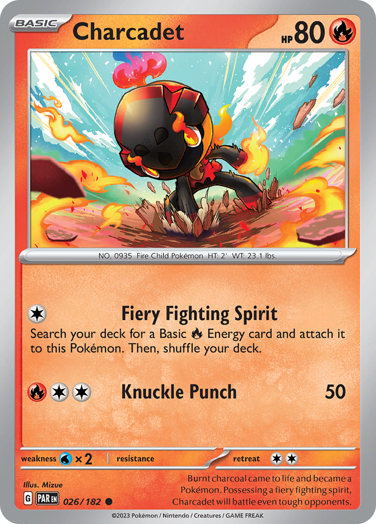 Charcadet (026/182) [Scarlet & Violet: Paradox Rift] | Odin's Place