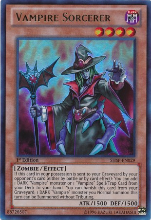 Vampire Sorcerer [SHSP-EN029] Ultra Rare | Odin's Place