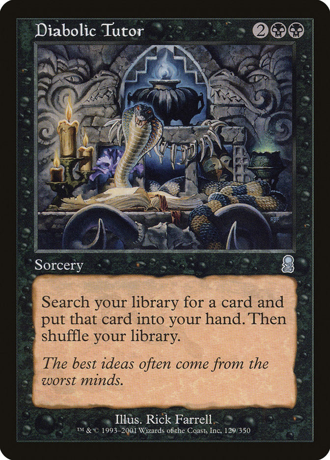 Diabolic Tutor (129) [Odyssey] | Odin's Place