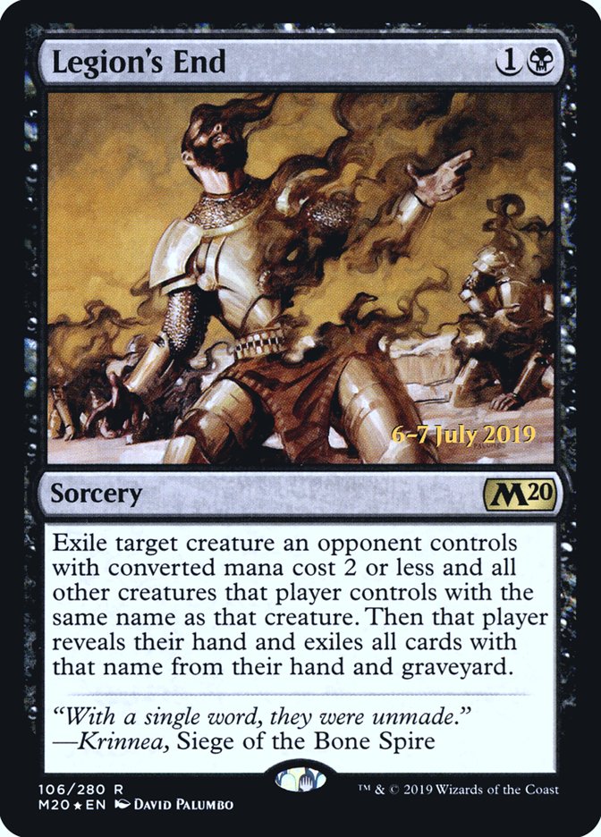 Legion's End [Core Set 2020 Prerelease Promos] | Odin's Place