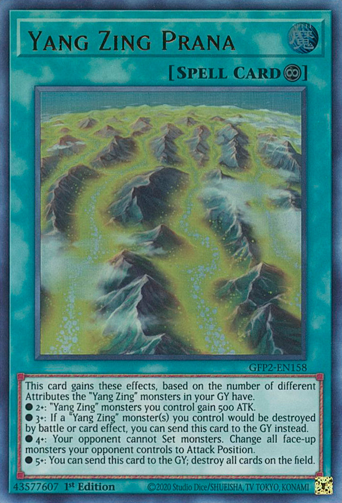 Yang Zing Prana [GFP2-EN158] Ultra Rare | Odin's Place