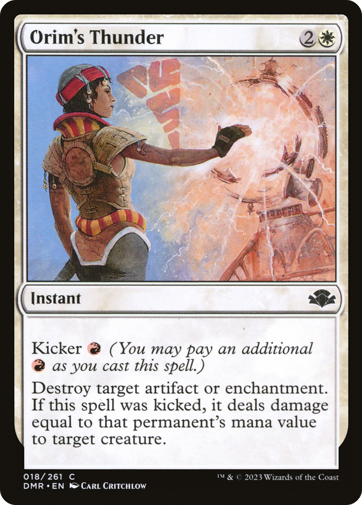 Orim's Thunder [Dominaria Remastered] | Odin's Place