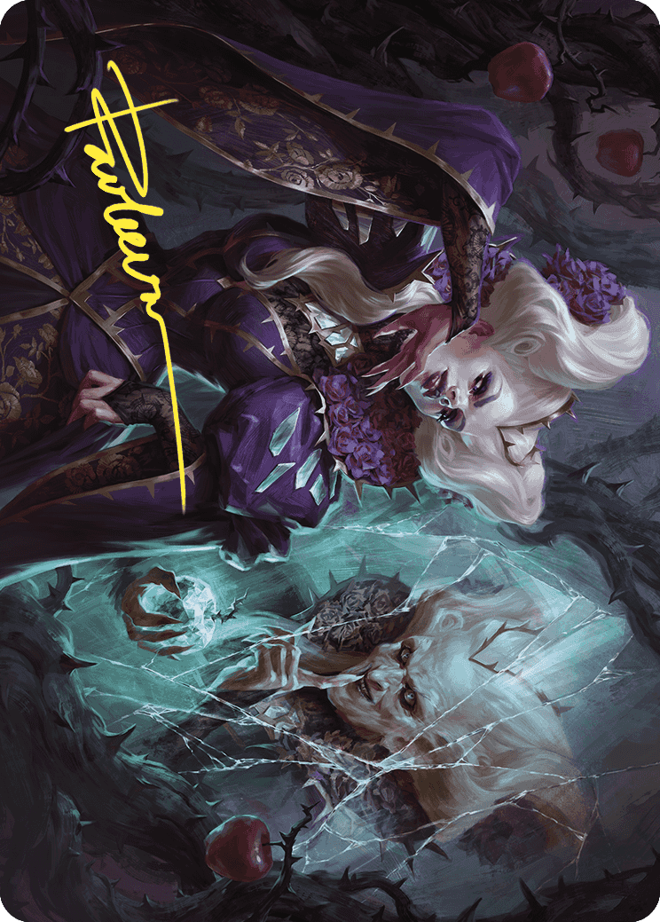 Conceited Witch Art Card (Gold-Stamped Signature) [Wilds of Eldraine Art Series] | Odin's Place
