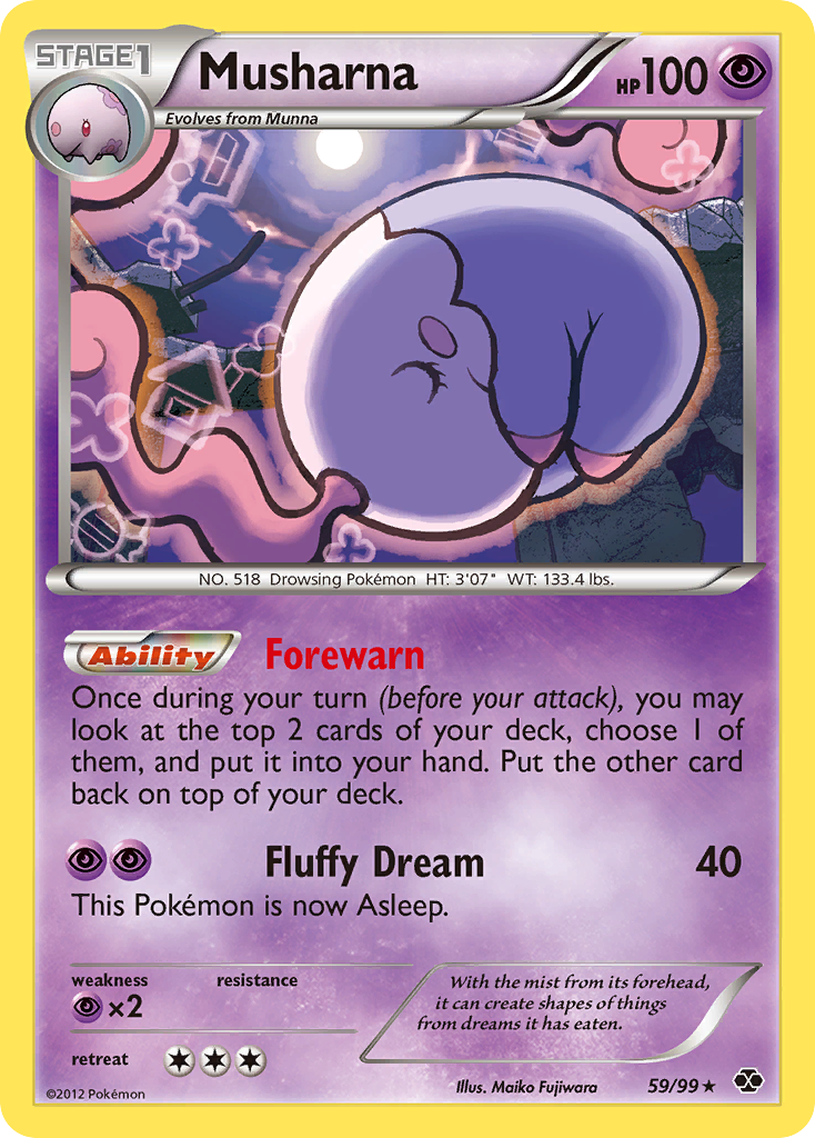Musharna (59/99) [Black & White: Next Destinies] | Odin's Place