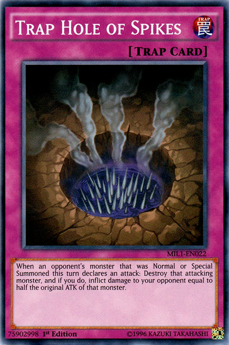 Trap Hole of Spikes [MIL1-EN022] Super Rare | Odin's Place
