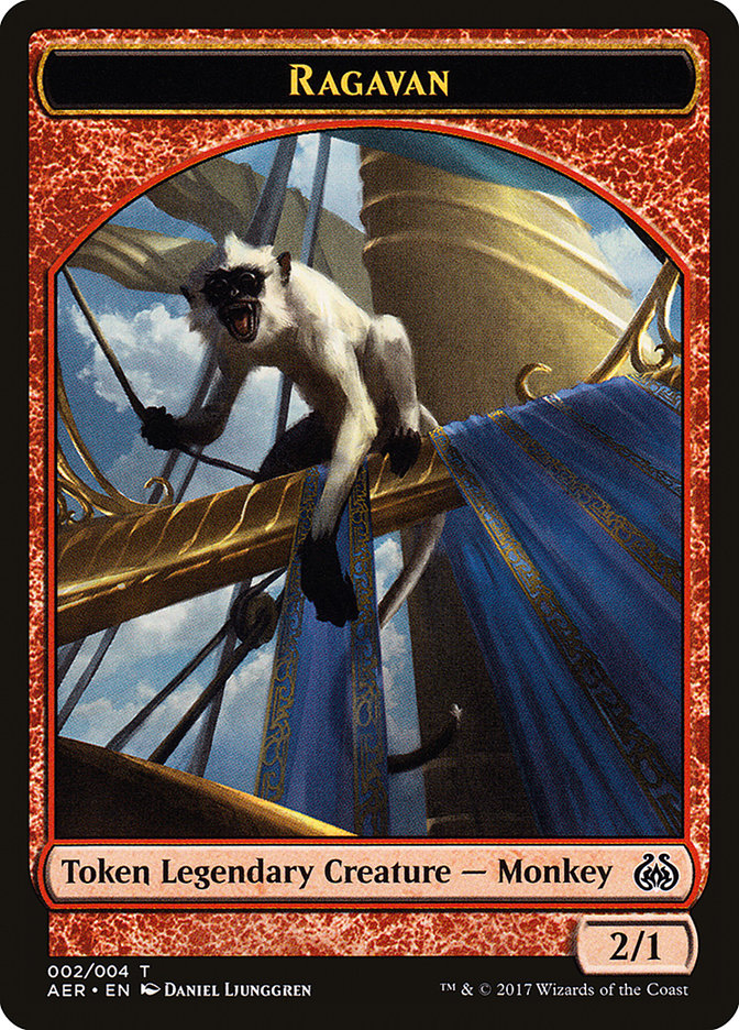 Ragavan Token (2) [Aether Revolt Tokens] | Odin's Place