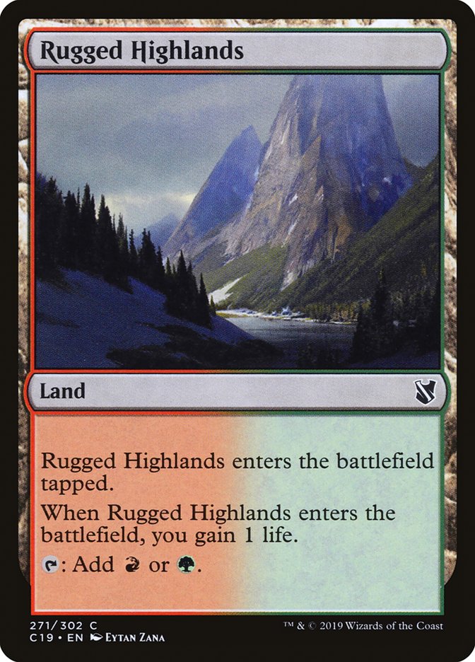 Rugged Highlands [Commander 2019] | Odin's Place