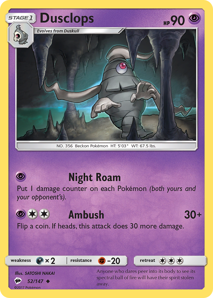 Dusclops (52/147) [Sun & Moon: Burning Shadows] | Odin's Place