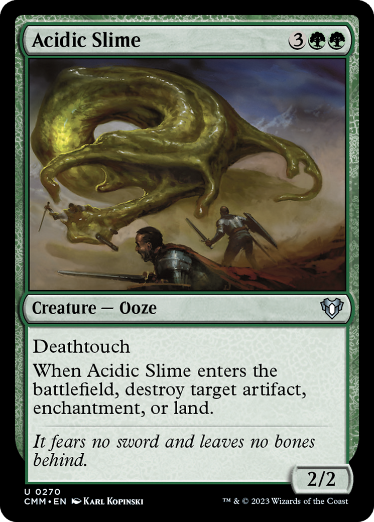 Acidic Slime [Commander Masters] | Odin's Place